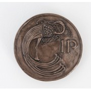 'Irish Penney Coin' Bronze Wall Hanging 'Irish Penney Coin' Bronze Wall Hanging